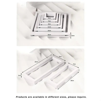 PE Membrane Floating Frame Holder Stand 9cmX9cmX2cm