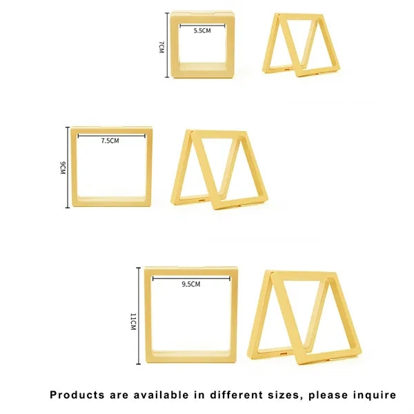 PE Membrane Floating Frame Holder Stand 9cmX9cmX2cm