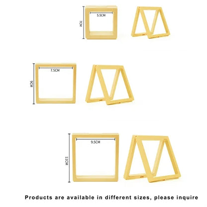 PE Membrane Floating Frame Holder Stand 9cmX9cmX2cm