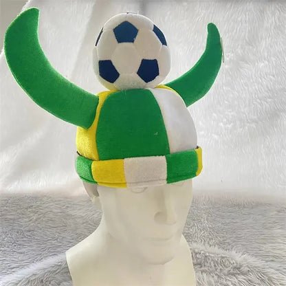 Green Horn Football Cap