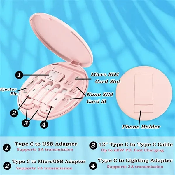 Portable USB Adapter Card Storage Kit