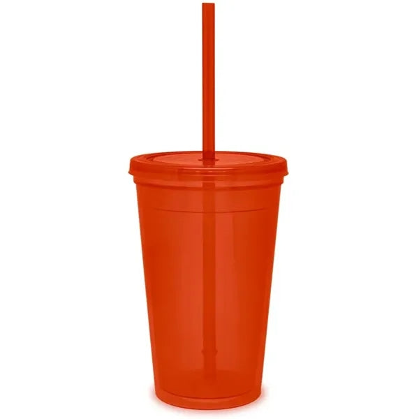Custom Double Wall Tumbler - 16 Oz.