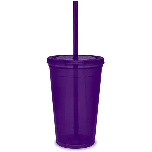 Custom Double Wall Tumbler - 16 Oz.