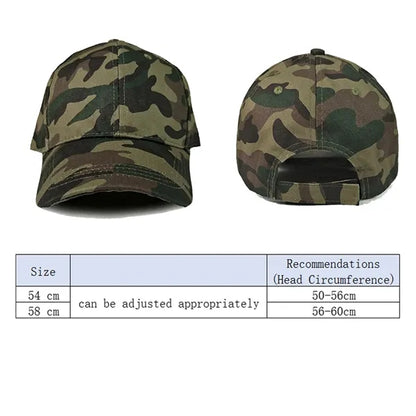 Structured Camouflage Baseball Cap