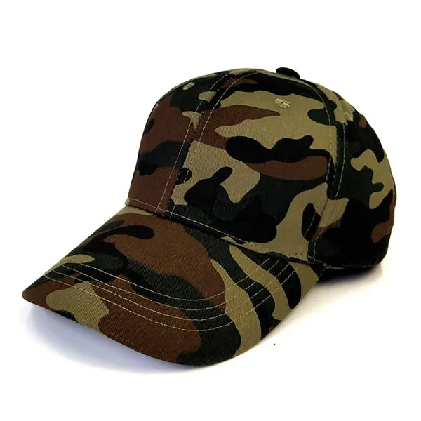 Structured Camouflage Baseball Cap