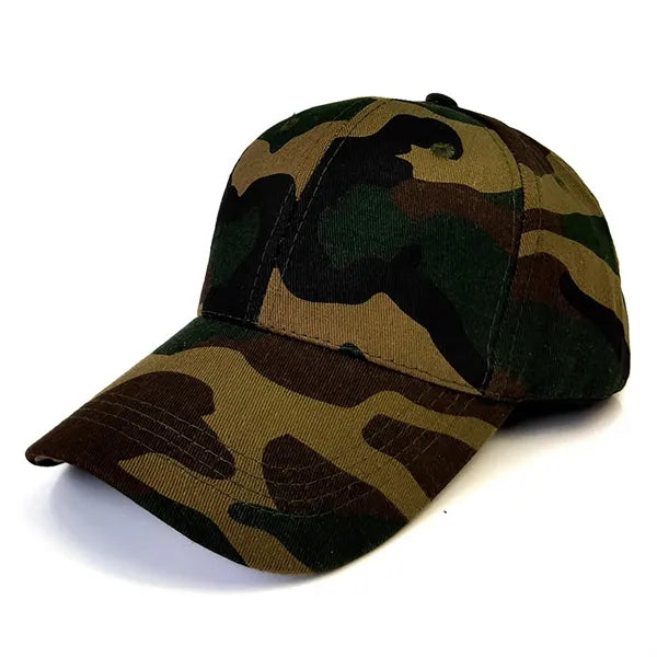 Structured Camouflage Baseball Cap