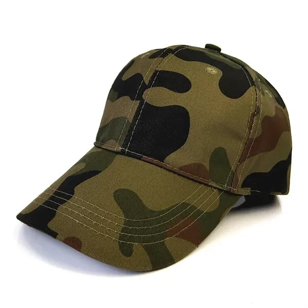 Structured Camouflage Baseball Cap