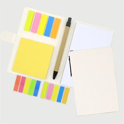 Notepad with Pen and Sticky Notes