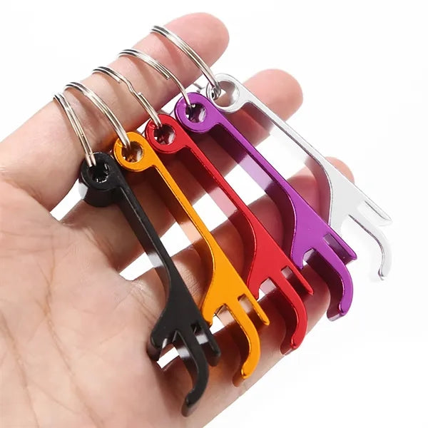 Aluminum Alloy Bottle Opener Keychain