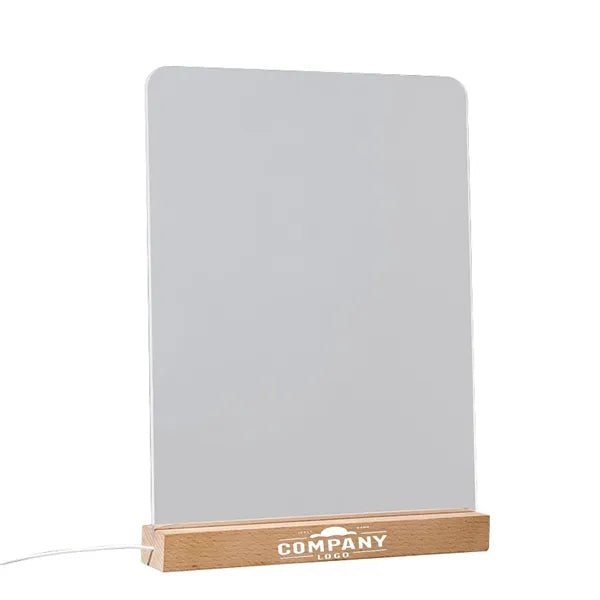 Acrylic Dry Erase Board With Light