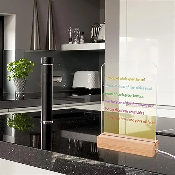Acrylic Dry Erase Board With Light