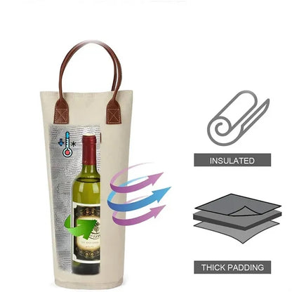 Single Wine Tote Bag