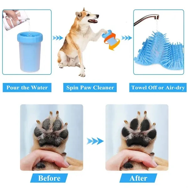 Dog Muddy Paw Cleaner Cup