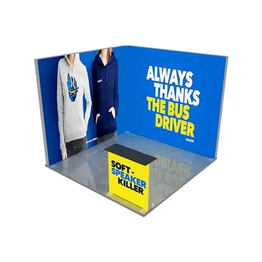 10ft Backlit Trade Show Display - Design 5