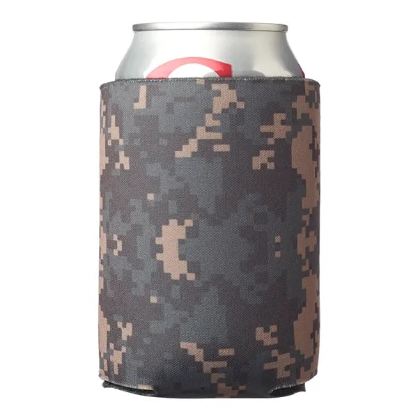 Digital Pattern Foam Can Coolers