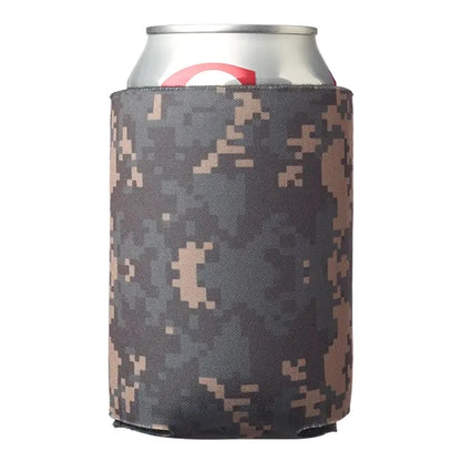 Digital Pattern Foam Can Coolers