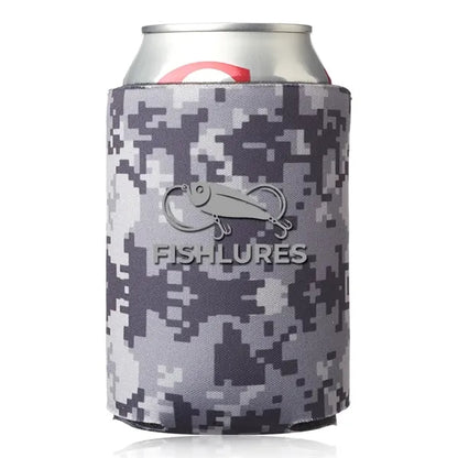 Digital Pattern Foam Can Coolers