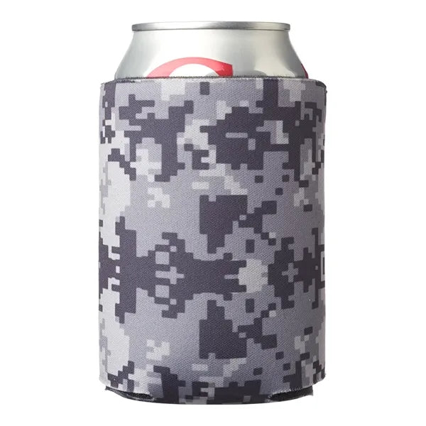 Digital Pattern Foam Can Coolers