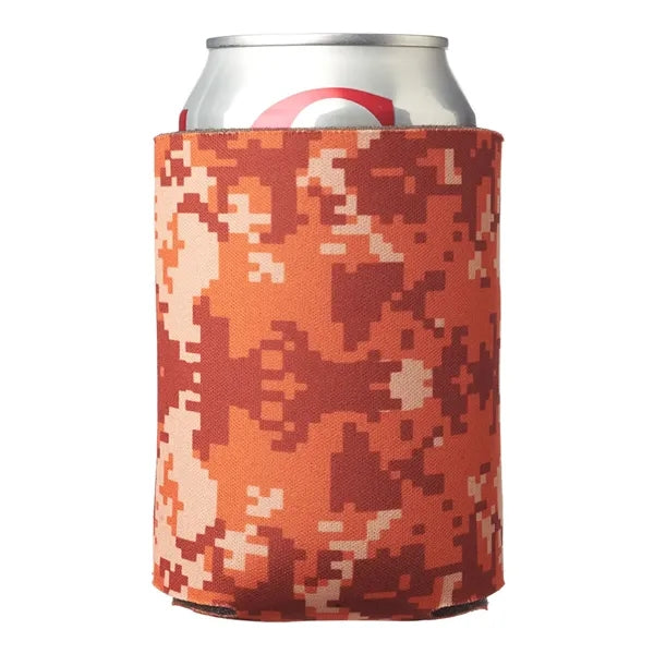 Digital Pattern Foam Can Coolers