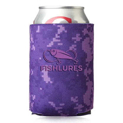 Digital Pattern Foam Can Coolers