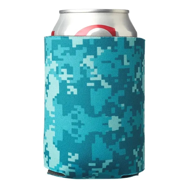 Digital Pattern Foam Can Coolers