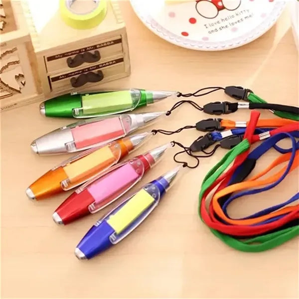 3 in 1 Flashlight Light-up Multifunction Ballpoint Pen