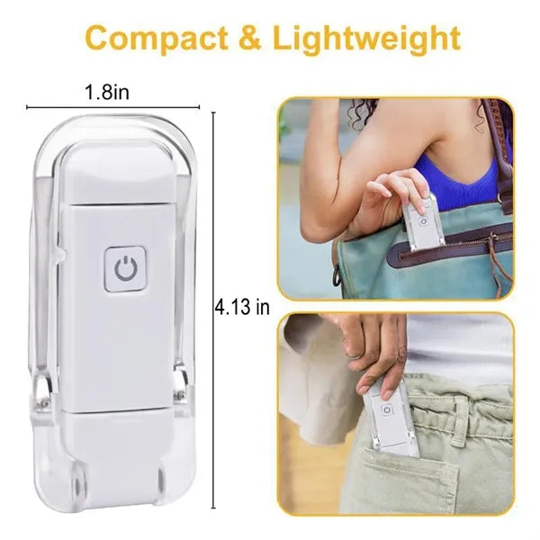 Rechargeable Eye Protection LED Clip on Reading Light