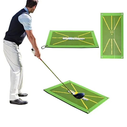 Golf Swing Track Hitting Mat for Indoor and Outdoor