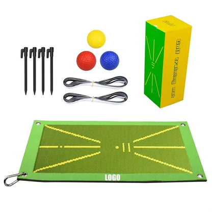 Golf Swing Track Hitting Mat for Indoor and Outdoor