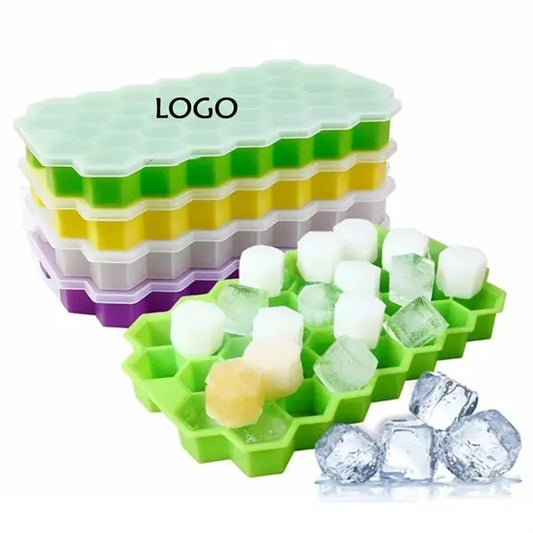 Ice Cube Trays for Freezer with Lid