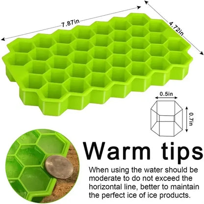Ice Cube Trays for Freezer with Lid