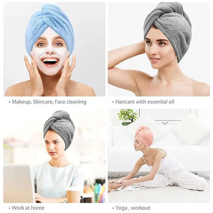 Microfiber Hair Towel Wrap for Women