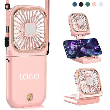 Multifunctional USB Portable Necklace Fan