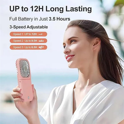Multifunctional USB Portable Necklace Fan