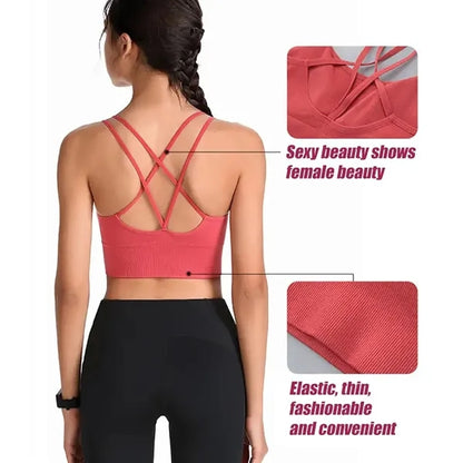 Cross Back Sports Bra for Women