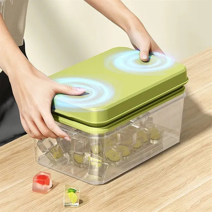 32-Cube Ice Tray with Snap Lid