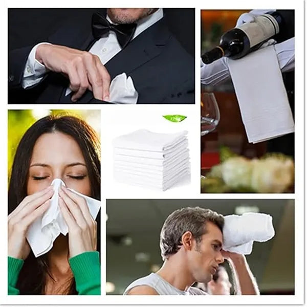 100% Soft Cotton Large Classic Handkerchiefs