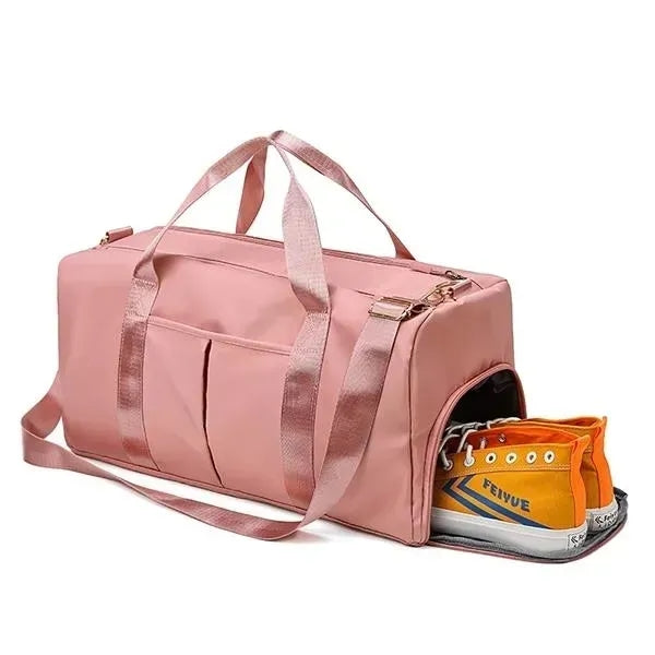 Sport Duffel Bag with Shoes Compartment