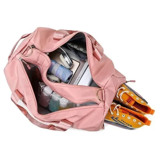 Sport Duffel Bag with Shoes Compartment