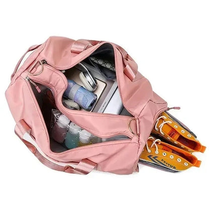 Sport Duffel Bag with Shoes Compartment