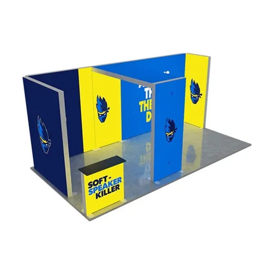 20ft Backlit Trade Show Display - Design 3