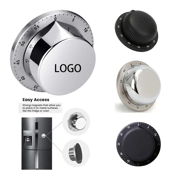 Magnetic Kitchen Timer Stainless Steel