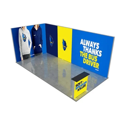20ft Backlit Trade Show Display - Design 4