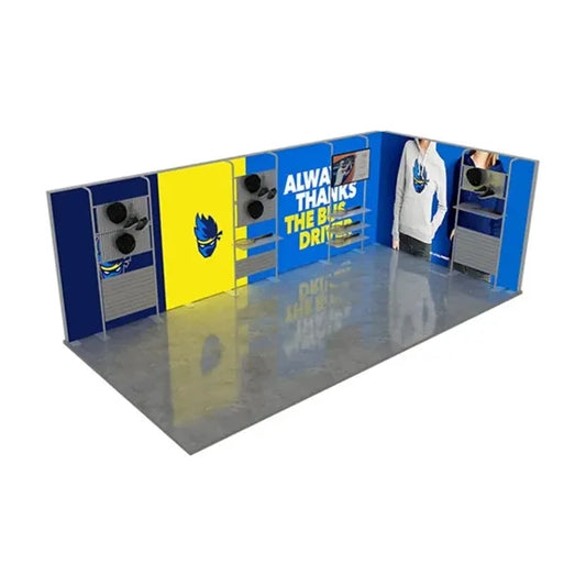20ft Backlit Trade Show Display - Design 5