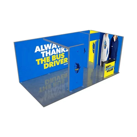 20ft Backlit Trade Show Display - Design 7