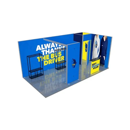 20ft Backlit Trade Show Display - Design 8