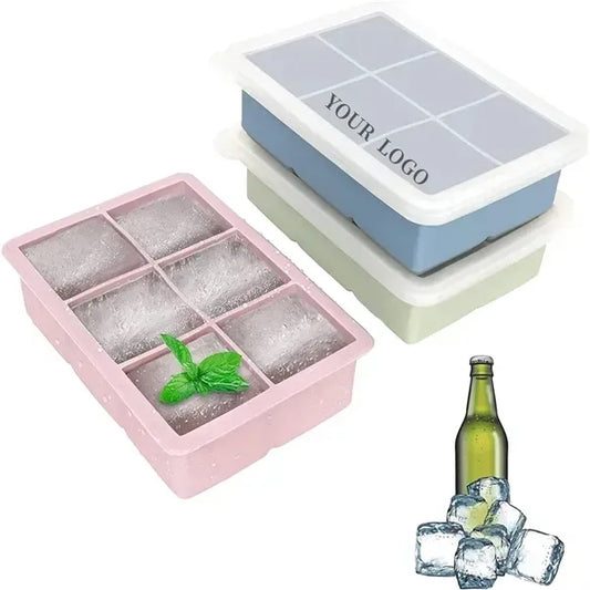 Square 6 Grid Ice Silicone Mold
