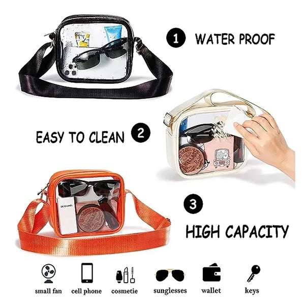 Clear Crossbody Bag Stadium Approved