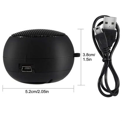 Portable Mini Wired USB Speaker with 3.5mm Aux Input Jack