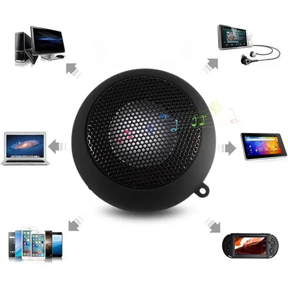 Portable Mini Wired USB Speaker with 3.5mm Aux Input Jack